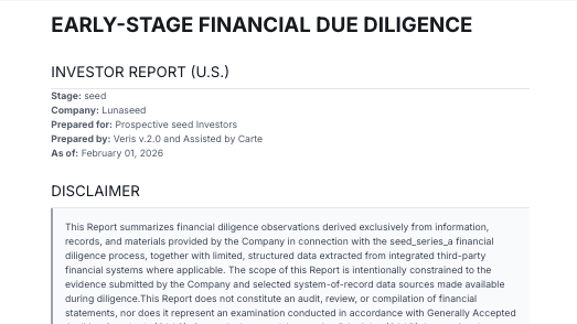 Financial Validation Report